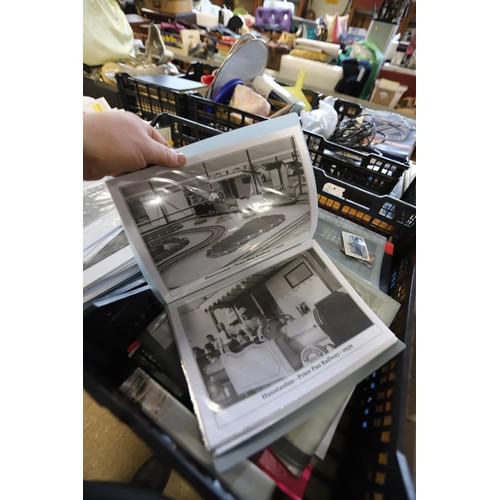 255 - 6 trays of local ephemera, etc