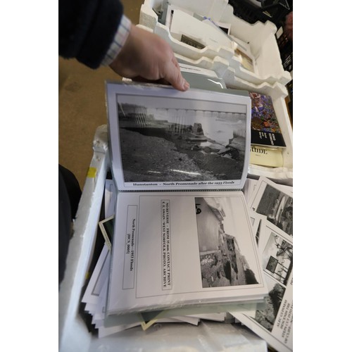 255 - 6 trays of local ephemera, etc