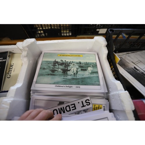 255 - 6 trays of local ephemera, etc