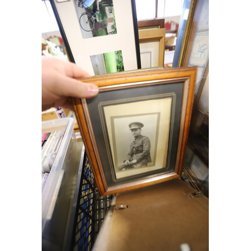 259 - Box of framed prints, pictures, photographs