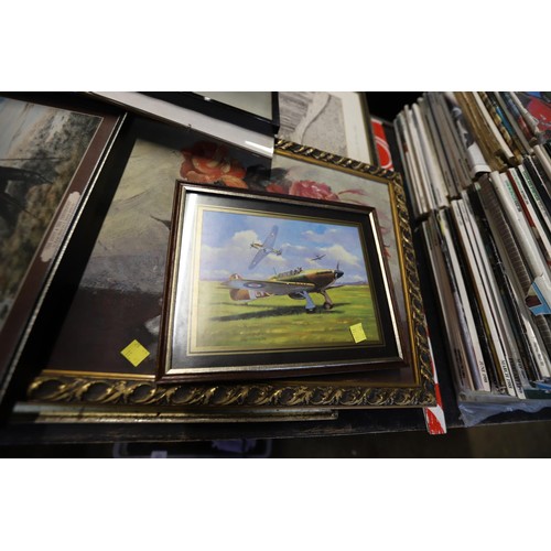 280 - Qty of framed prints, painting, pictures