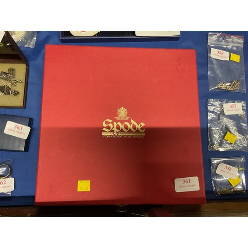 361 - Box, incl various badges, etc