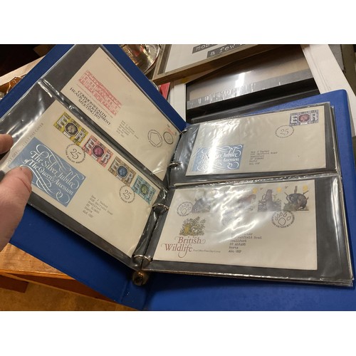 385 - 2 folders of first day covers