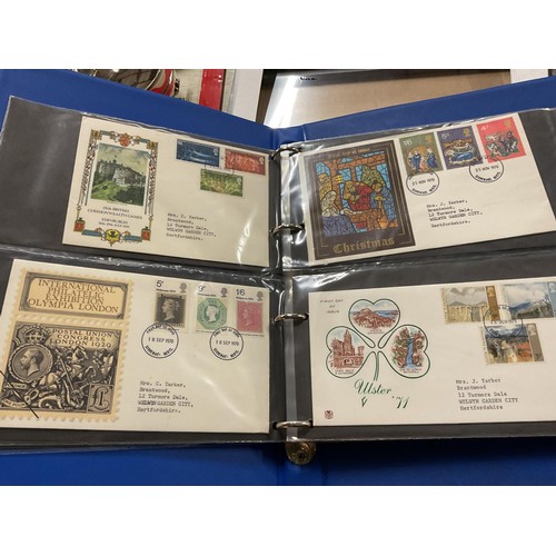 385 - 2 folders of first day covers