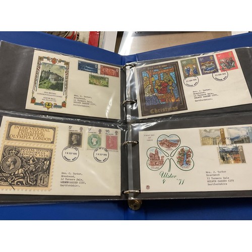 385 - 2 folders of first day covers