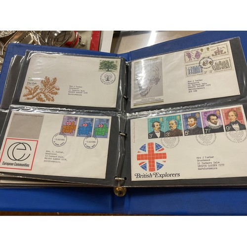 385 - 2 folders of first day covers