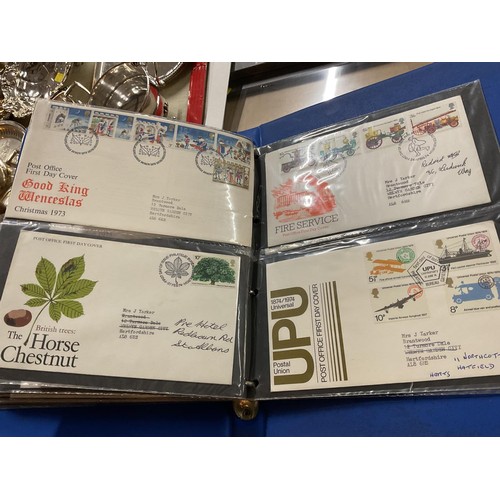 385 - 2 folders of first day covers