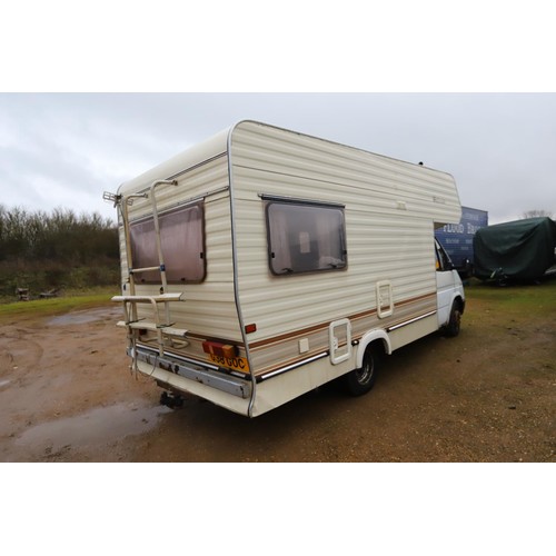 3A - 1989 Hillside motorhome reg G38 GOC - mot expired Dec 2024