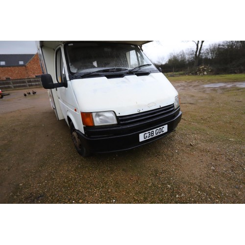 3A - 1989 Hillside motorhome reg G38 GOC - mot expired Dec 2024