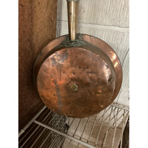 432 - Copper bed warmer