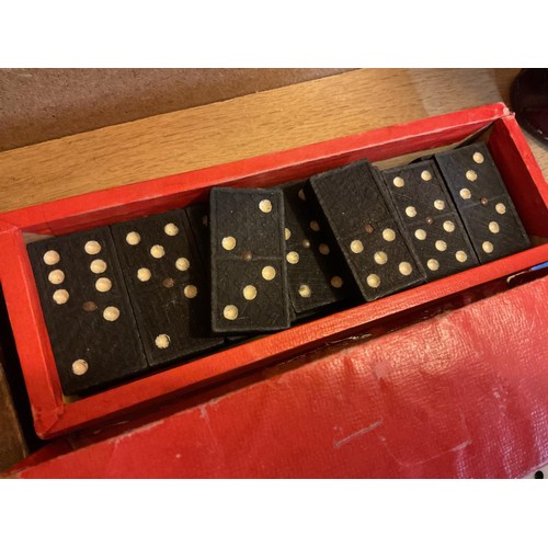 449 - Domino sets - early flag set, USSR set, mini, etc