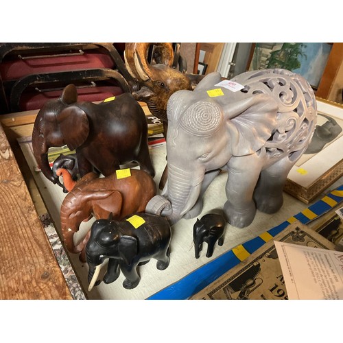 500 - Various elephant figures