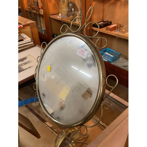 512 - 2 vintage/retro free standing mirrors