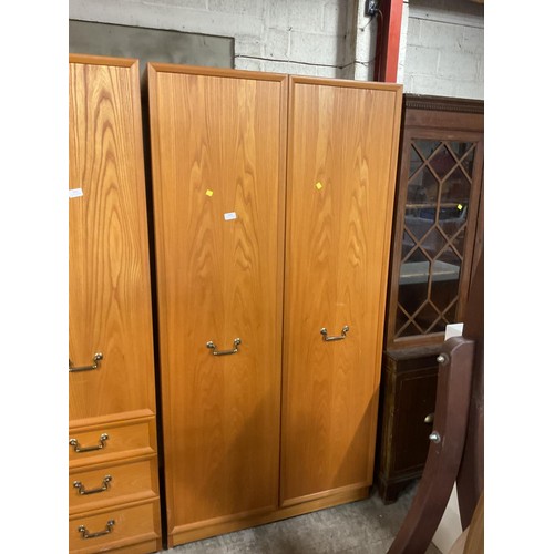 585 - G plan double wardrobe