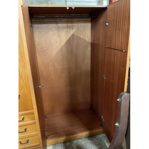 585 - G plan double wardrobe