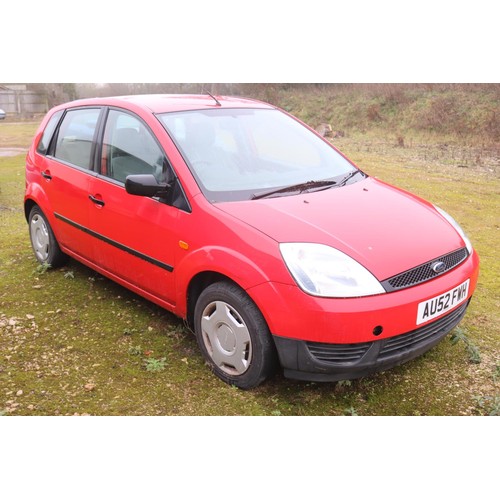 1 - Ford fiesta finesse - reg AU52 FWH - MOT/V62 required