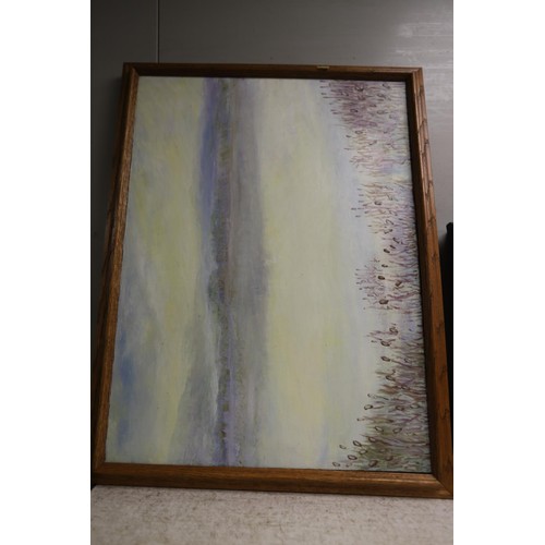 143 - 2 framed oil paintings