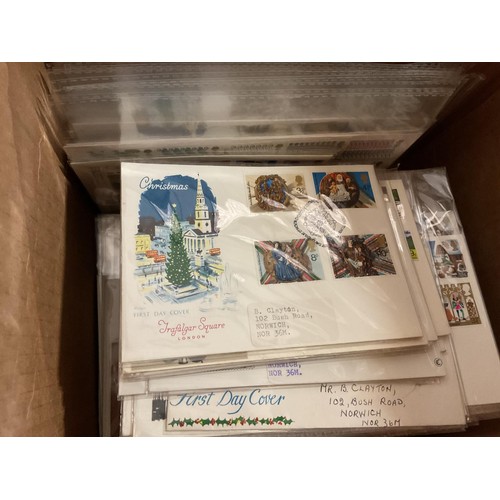 394 - Large lot of GB first day covers 60-70's, etc