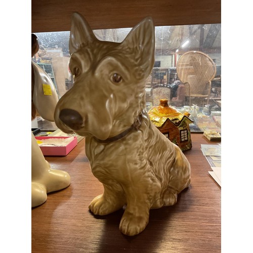 402 - Large vintage Sylvac dog 'Jack' a/f