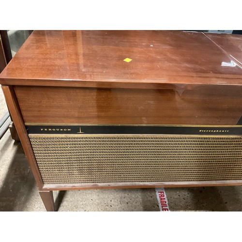 484 - Antique radiogram - to be rewired & tested by a qualified electrician