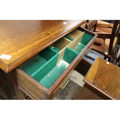 551 - Victorian inlaid & fitted chest of drawers