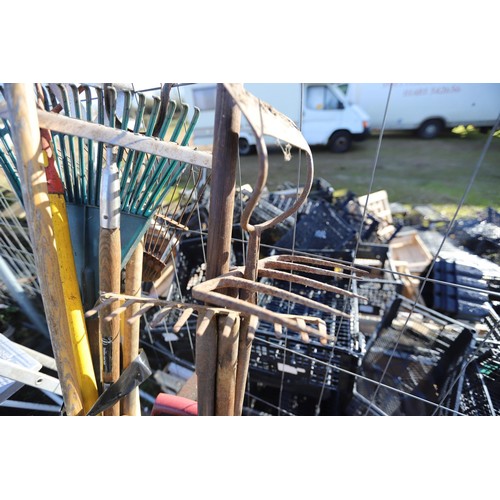 21 - Job lot of garden tools