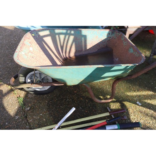 59 - Garden wheelbarrow metal