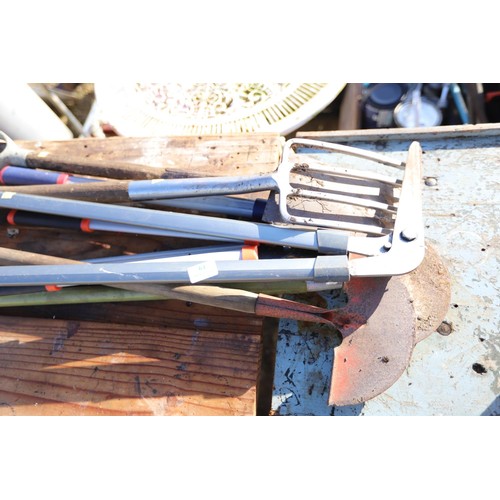 64 - Bundle of garden tools