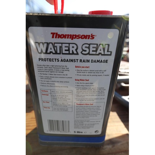 65 - 1 x 5 ltr thompson's water seal