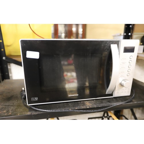 106 - Kenwood microwave - warranted until 12 noon Tuesday following the above sale