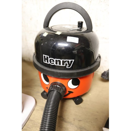 136 - Red Henry hoover - warranted until 12 noon Tuesday following the above sale