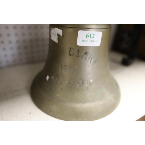 171 - Antique bell with bracket - no hammer