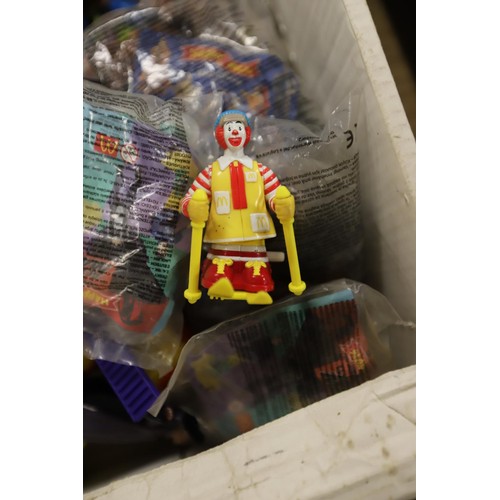 243 - Box of collectable McDonald's toys, 90s