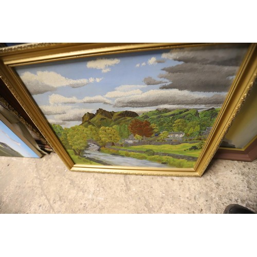 308 - 5x mainly countryside paintings by John Talbot