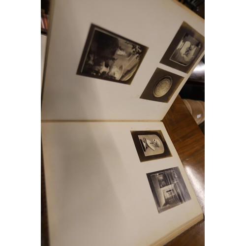 355 - Large Victorian photo album with photos