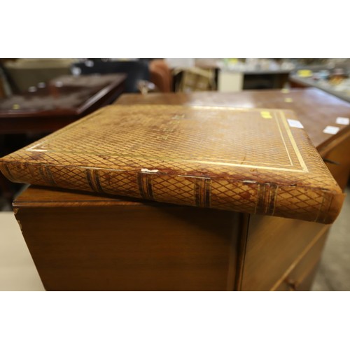 355 - Large Victorian photo album with photos