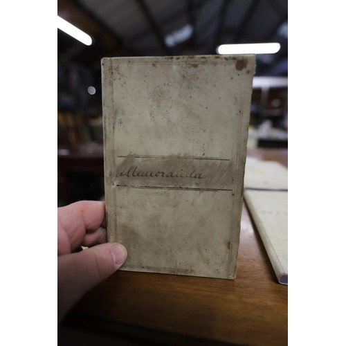 362 - 4 vellum bound 1860s estate accounts