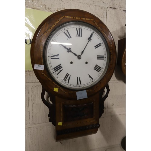 391 - Antique wall clock