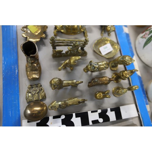 500 - Various brass ware