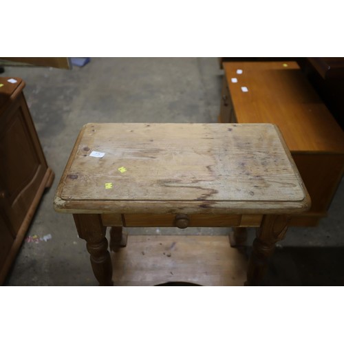 578 - Pine washstand with drawer