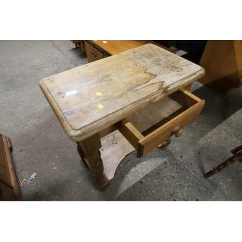 578 - Pine washstand with drawer