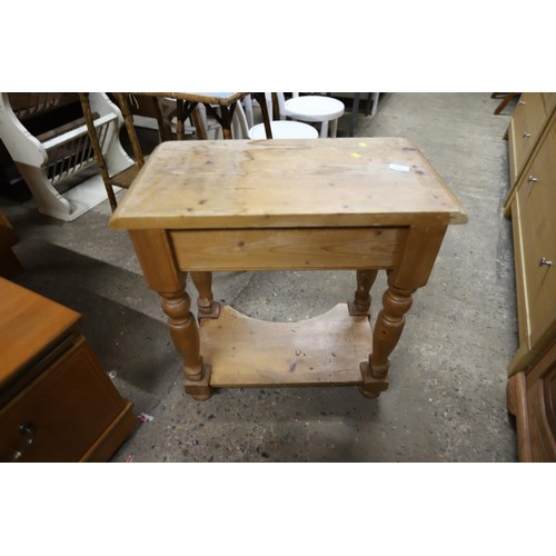 578 - Pine washstand with drawer