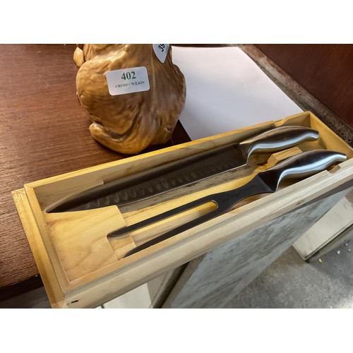 399 - Jean Patrique professional carving set