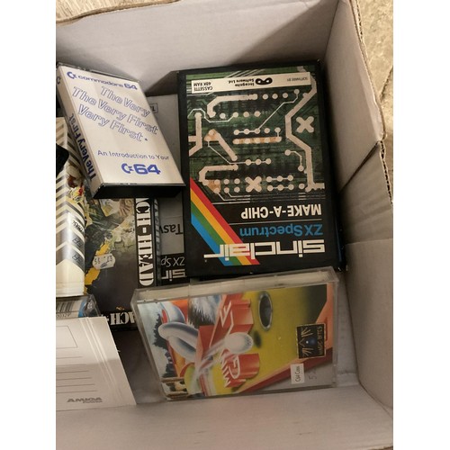 446 - Various ZX spectrum, C64, amigo vintage computer games