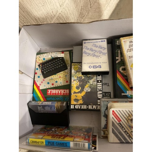 446 - Various ZX spectrum, C64, amigo vintage computer games