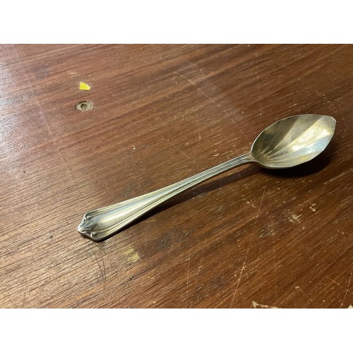 457 - 4 silver hallmarked spoons - 192 grams total