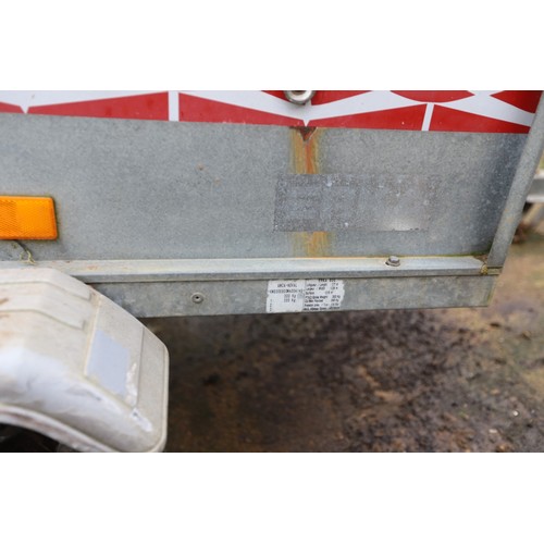 44 - Erka trailer with cover & spare wheel