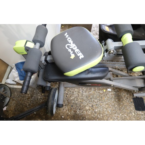 84 - Power glide exercise machine & wonder core