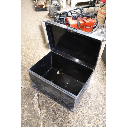 86 - Small metal storage box