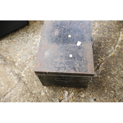 86 - Small metal storage box